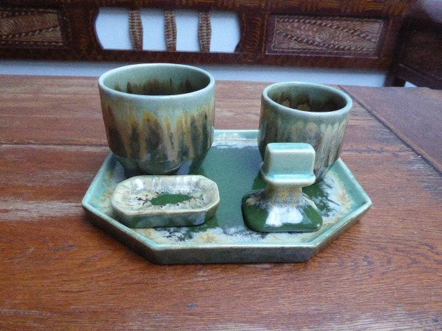 Art deco keramiek rookstel, Thulin, Antiek en Kunst, Ophalen of Verzenden