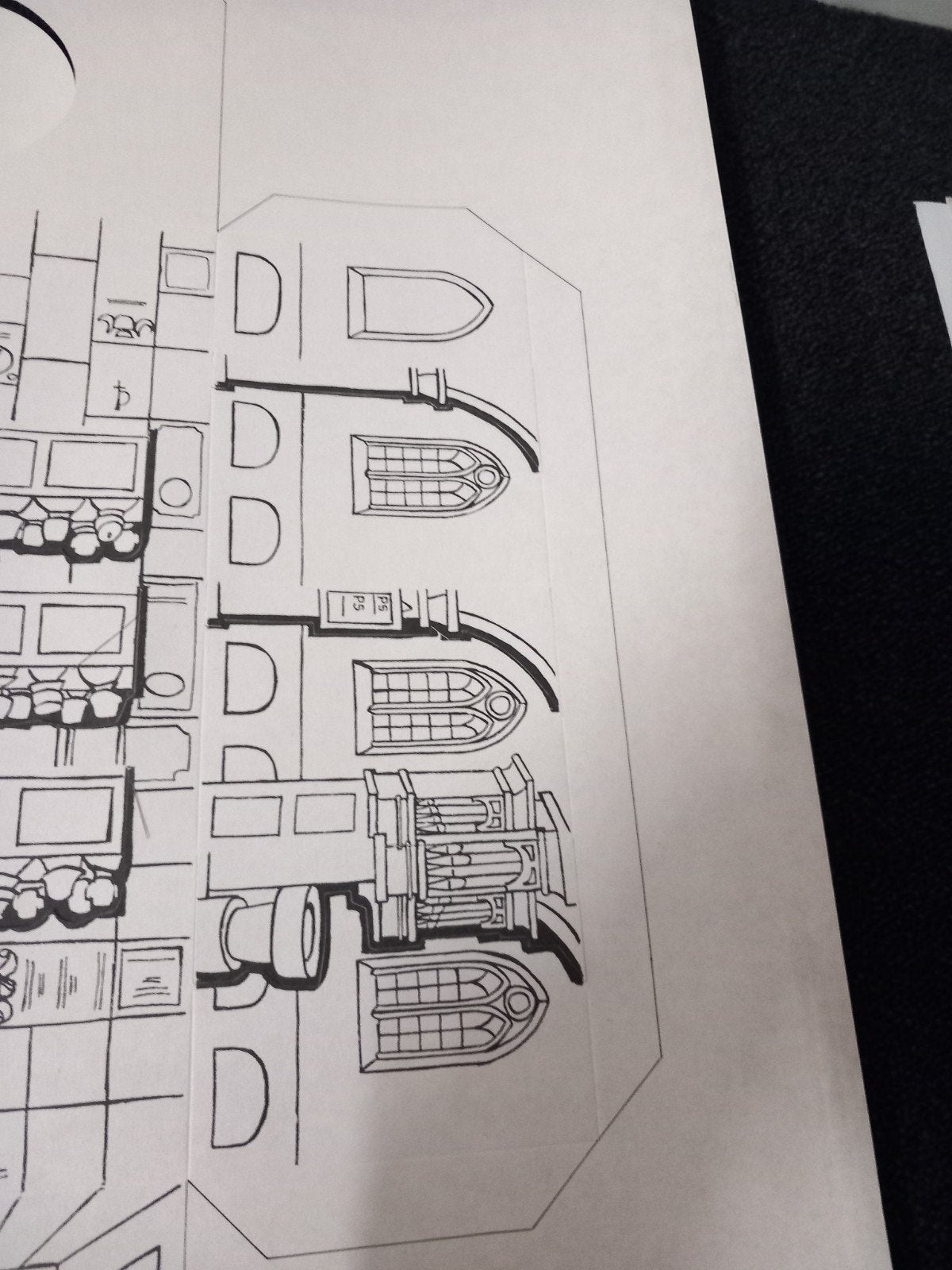 vintage kerst kijkdoos - Bouw je eigen papieren kerk, Ophalen of Verzenden, Nieuw