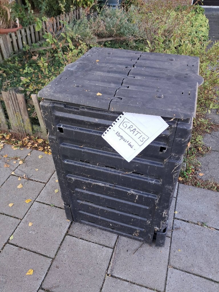 GRATIS Compostbak, Ophalen, Gebruikt