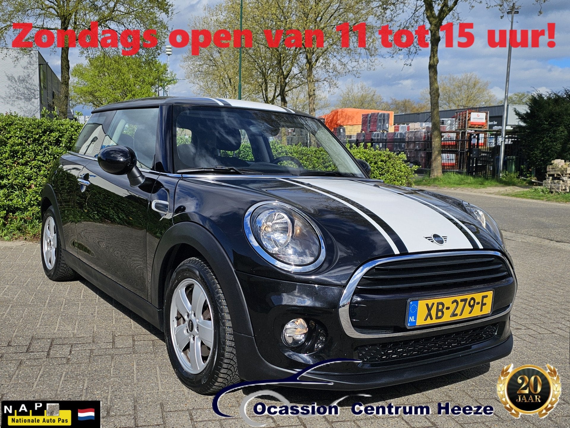 MINI Mini 1.5 Cooper! Airco! Lm Velgen! Navi! NL auto! Apk 8, Voorwielaandrijving, 136 pk, Euro 6, 4 stoelen
