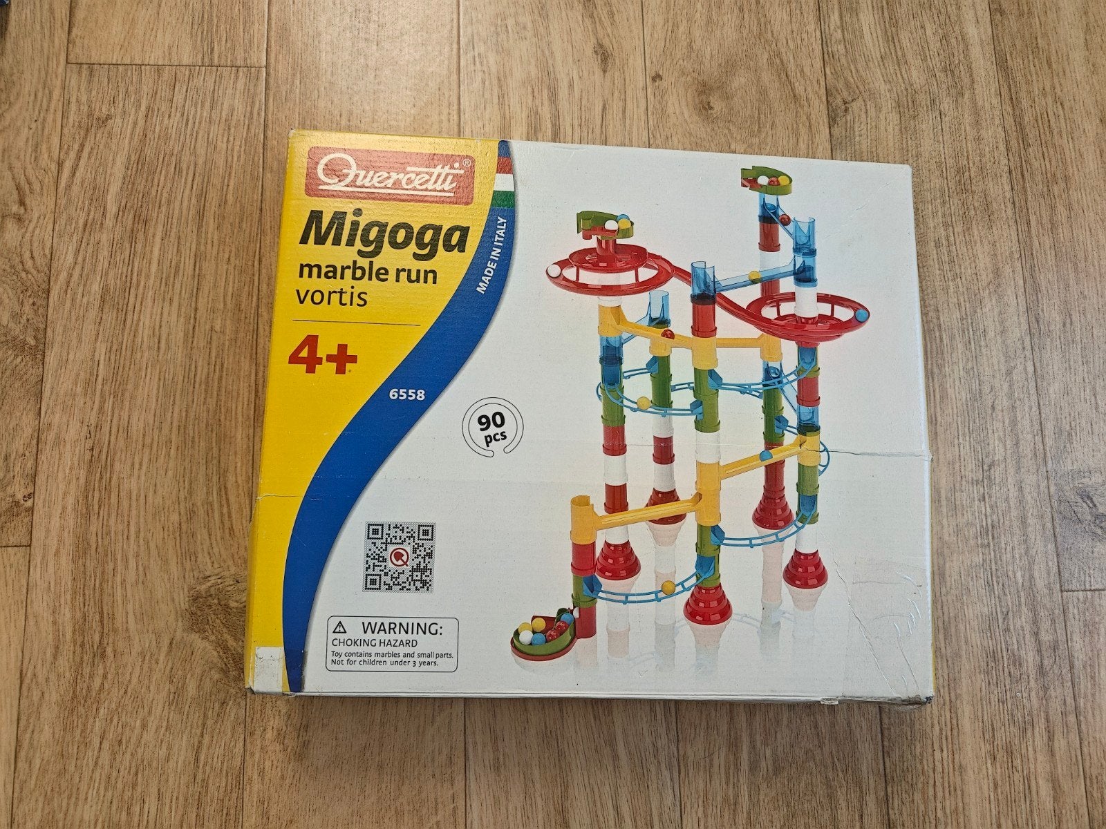 Quercetti Migoga Marble Run Vortis - 90 stuks, Ophalen, Zo goed als nieuw, Overige merken