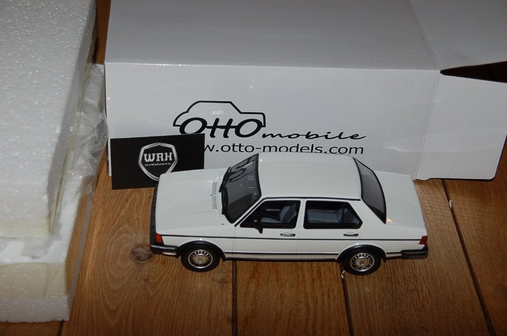 1:18 VOLKSWAGEN JETTA MK1 WHITE OTTO MOBILE OT291 WRH, Verzenden, Zo goed als nieuw, Auto, OttOMobile