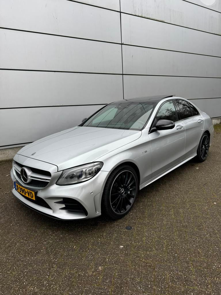 Mercedes-Benz C-Klasse C43 AMG 390pk 4MATIC financiering mog, Auto's, Mercedes-Benz, Automaat, Euro 6, 390 pk, Leder