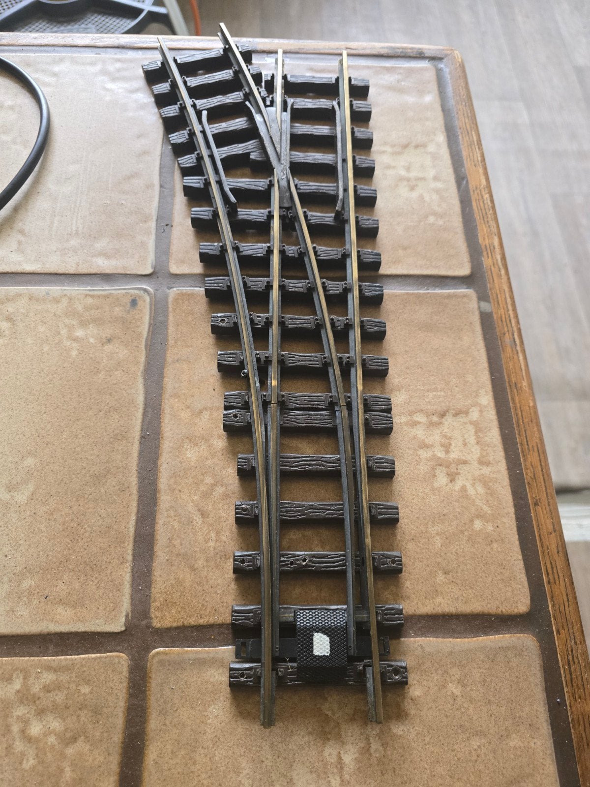 LGB R3 wissel, zonder aandrijving en ovp, Gebruikt, Gelijkstroom, Rails, Ophalen of Verzenden