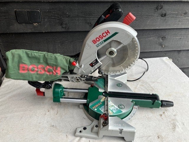 afkortzaag bosch pcm 8s, Ophalen, Zo goed als nieuw, Afkortzaag, 30 tot 70 mm