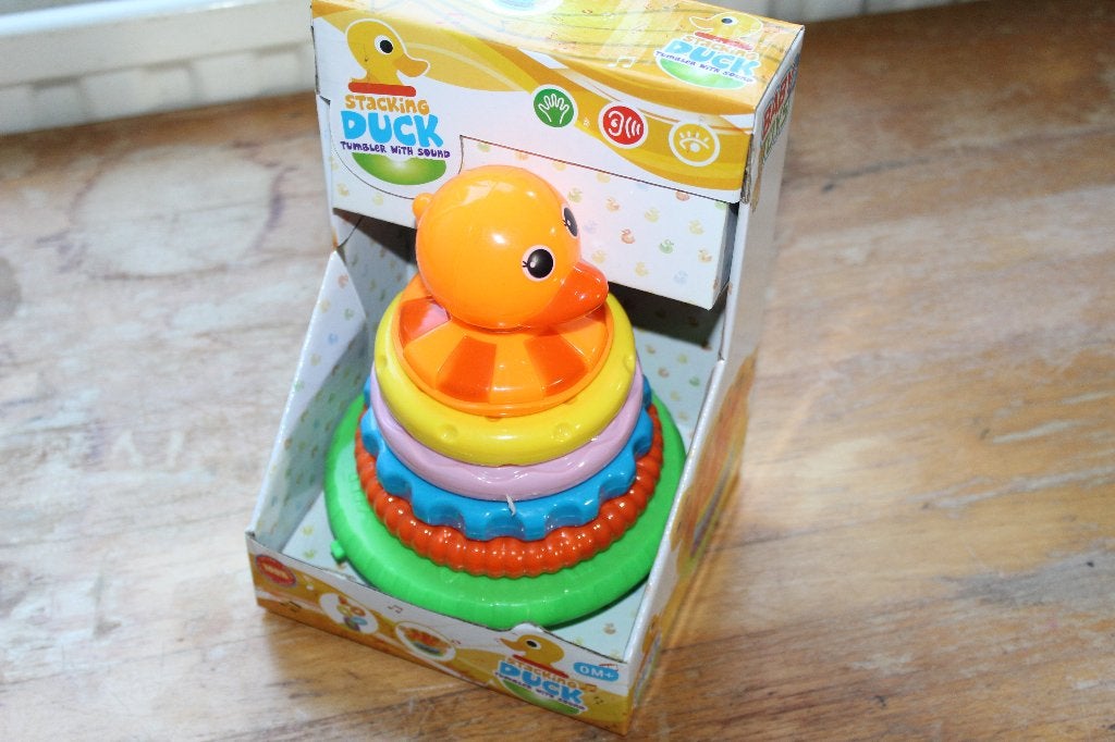 Nieuwe Baby Stapeltoren Eend, Ophalen of Verzenden, Nieuw, Overige typen, Met geluid