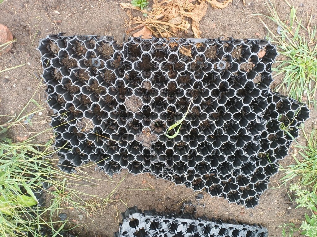 Grindmatten, Tuin en Terras, Ophalen, Gebruikt, Zwart, Overige typen