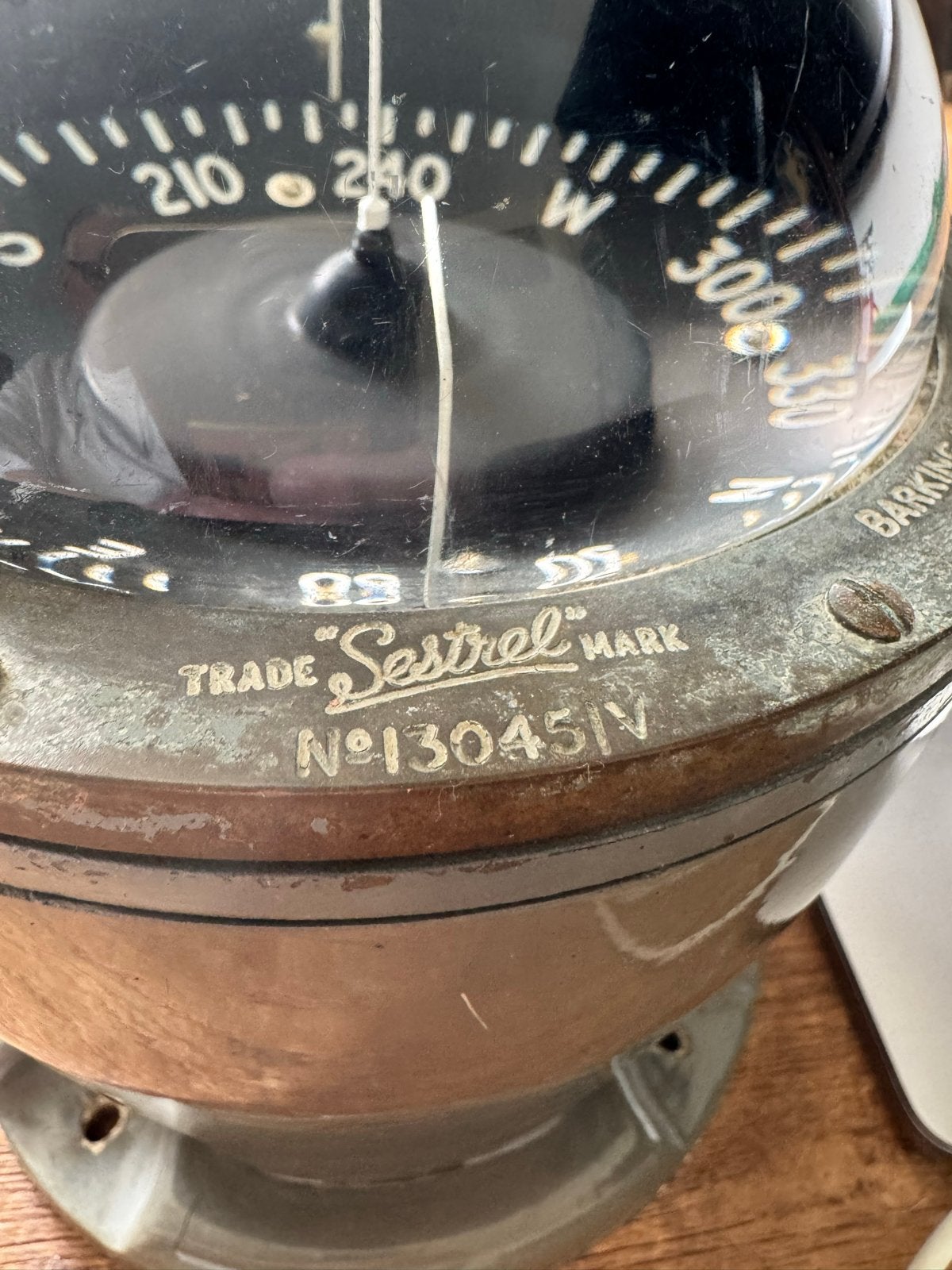 Antiek Sestrel Scheeps Kompas - Henry Browne & Son Ltd, Ophalen