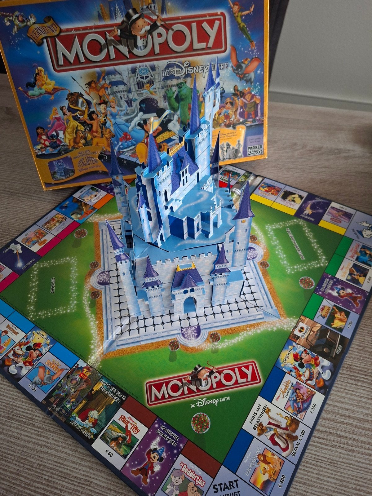 Monopoly Disney met kasteel, Ophalen of Verzenden