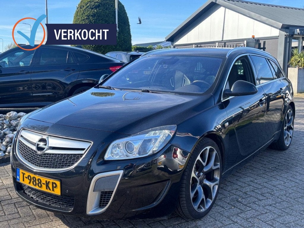 Opel Insignia Sports Tourer 2.8 Turbo OPC 326PK 4X4 2011 Han, Auto's, Opel, Euro 5, Zwart, Leder, Handgeschakeld