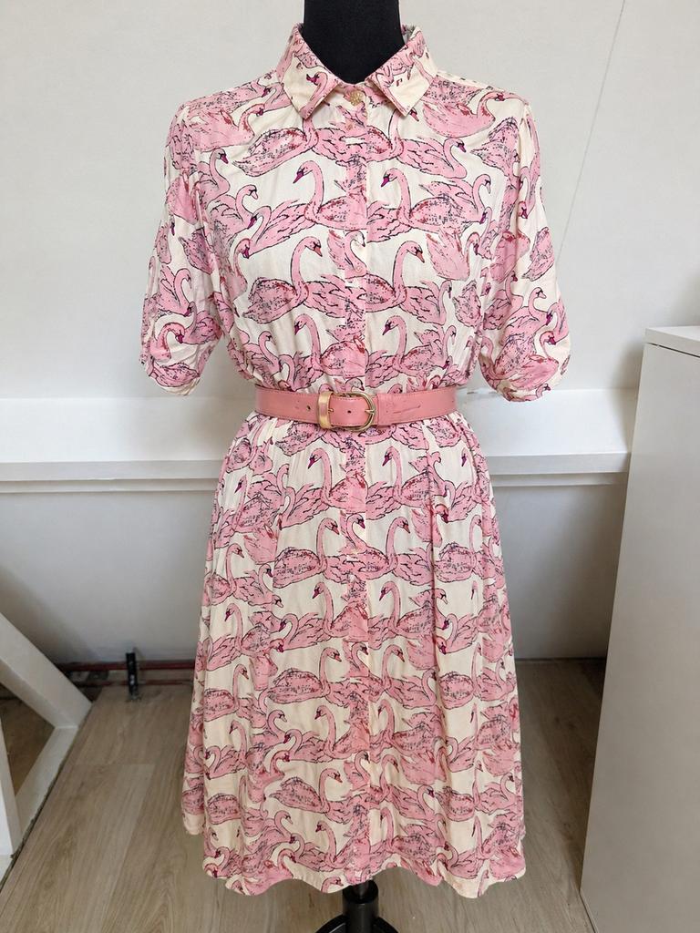 Fabienne chapot jurk viscose 40, Kleding | Dames, Maat 38/40 (M), Ophalen of Verzenden, Zo goed als nieuw, Roze