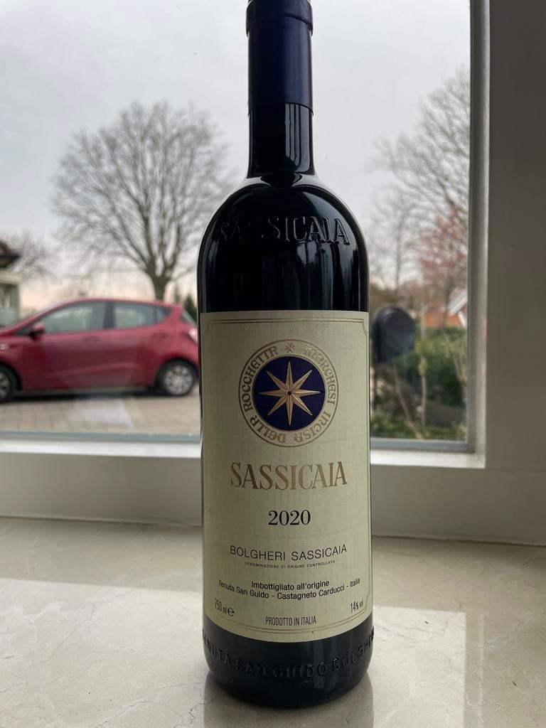 Tenuta San Guido Sassicaia 2020, Ophalen, Nieuw, Italië, Rode wijn