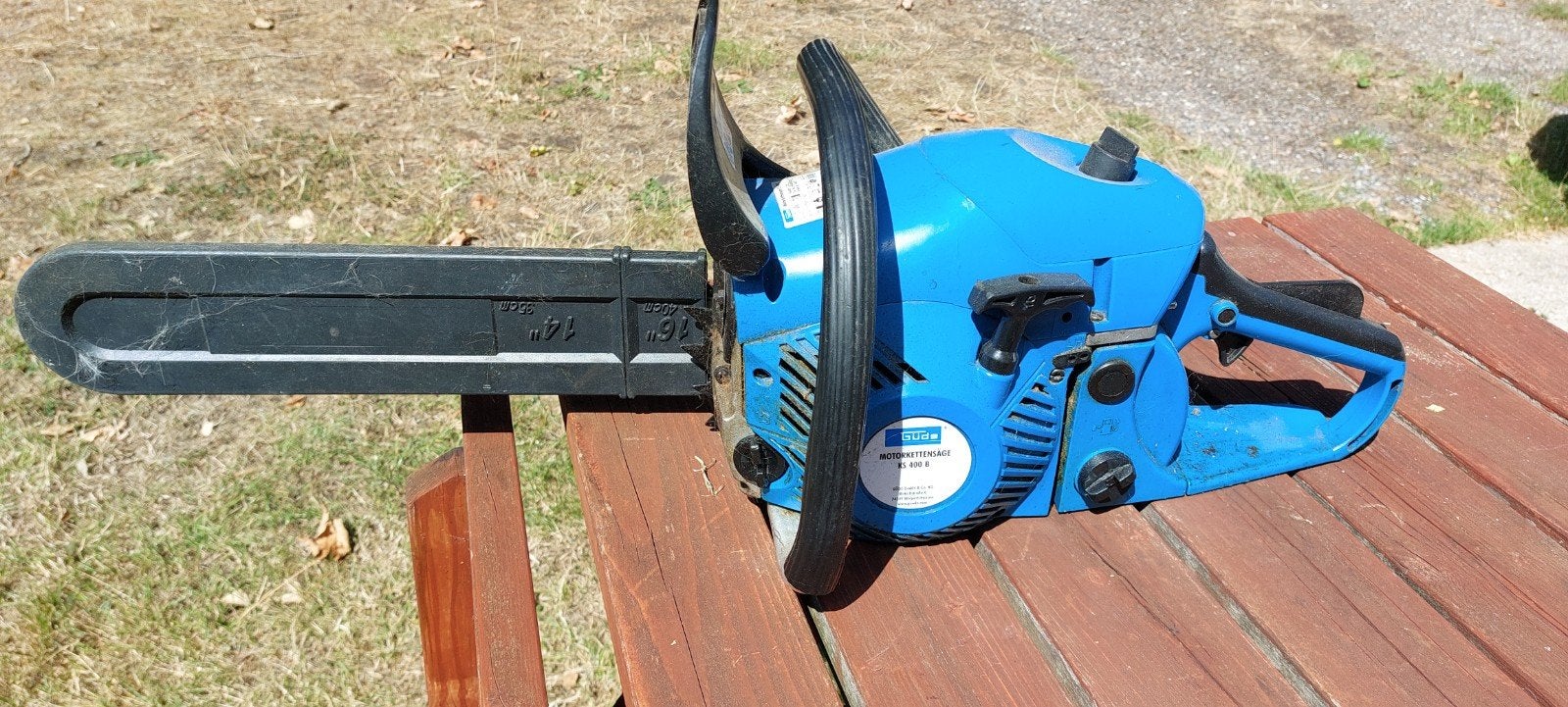 Gude Motorkettingzaag KS 400 B - Krachtige Kettingzaag, Tuin en Terras, Ophalen, Gebruikt, Gude