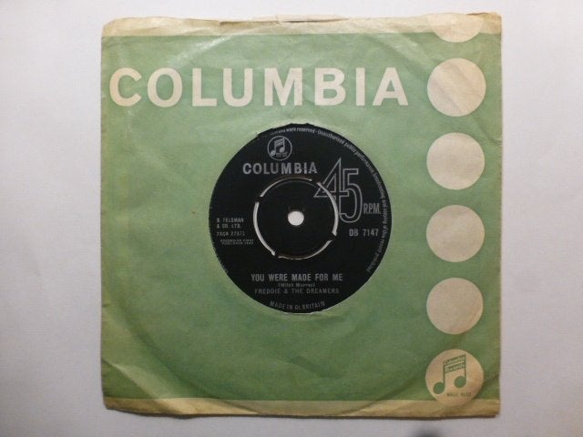 Freddie & The Dreamers. You were made for me./ Send a letter, Ophalen of Verzenden, Gebruikt, 7 inch, Pop