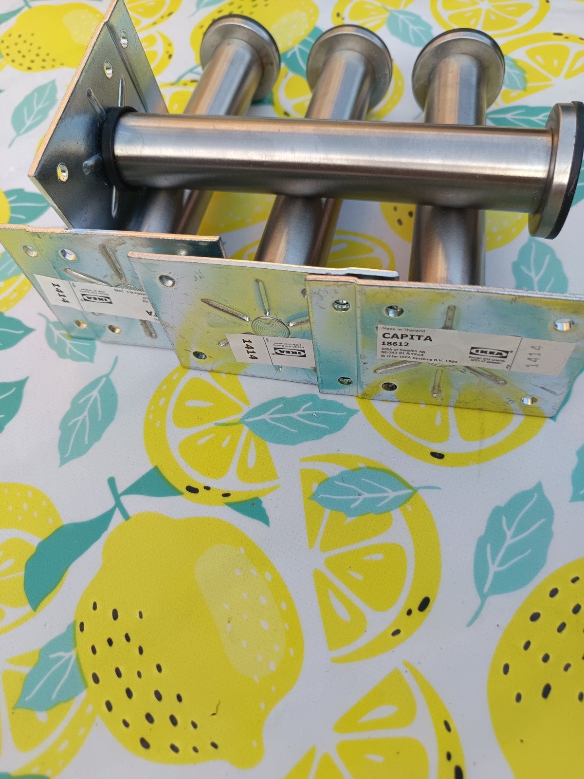 IKEA CAPITA stalen poten, 15 cm-set, Huis en Inrichting, Ophalen of Verzenden