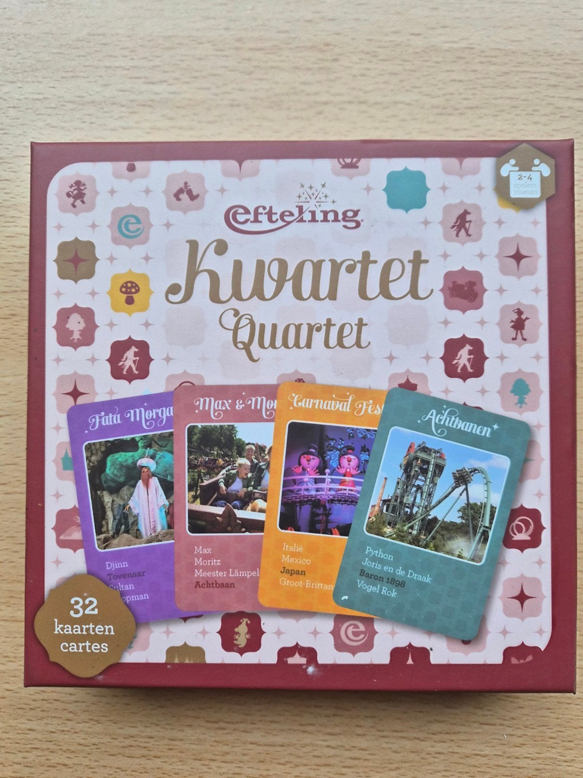 Efteling Kwartet - Leuk kaartspel voor jong en oud! nieuw!, Ophalen of Verzenden, Nieuw, Overige typen