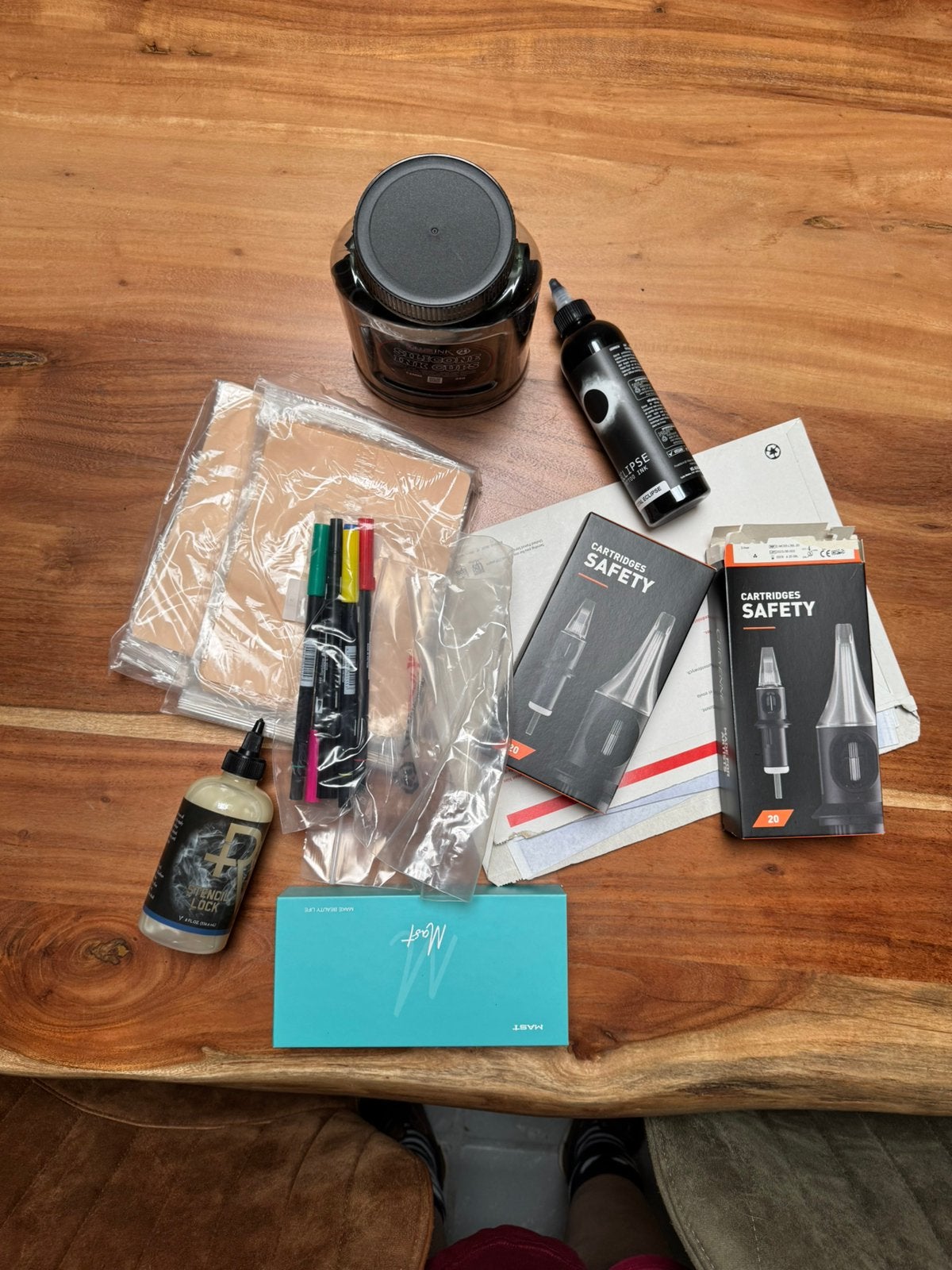 Tatoeër oefen set, Ophalen, Zo goed als nieuw