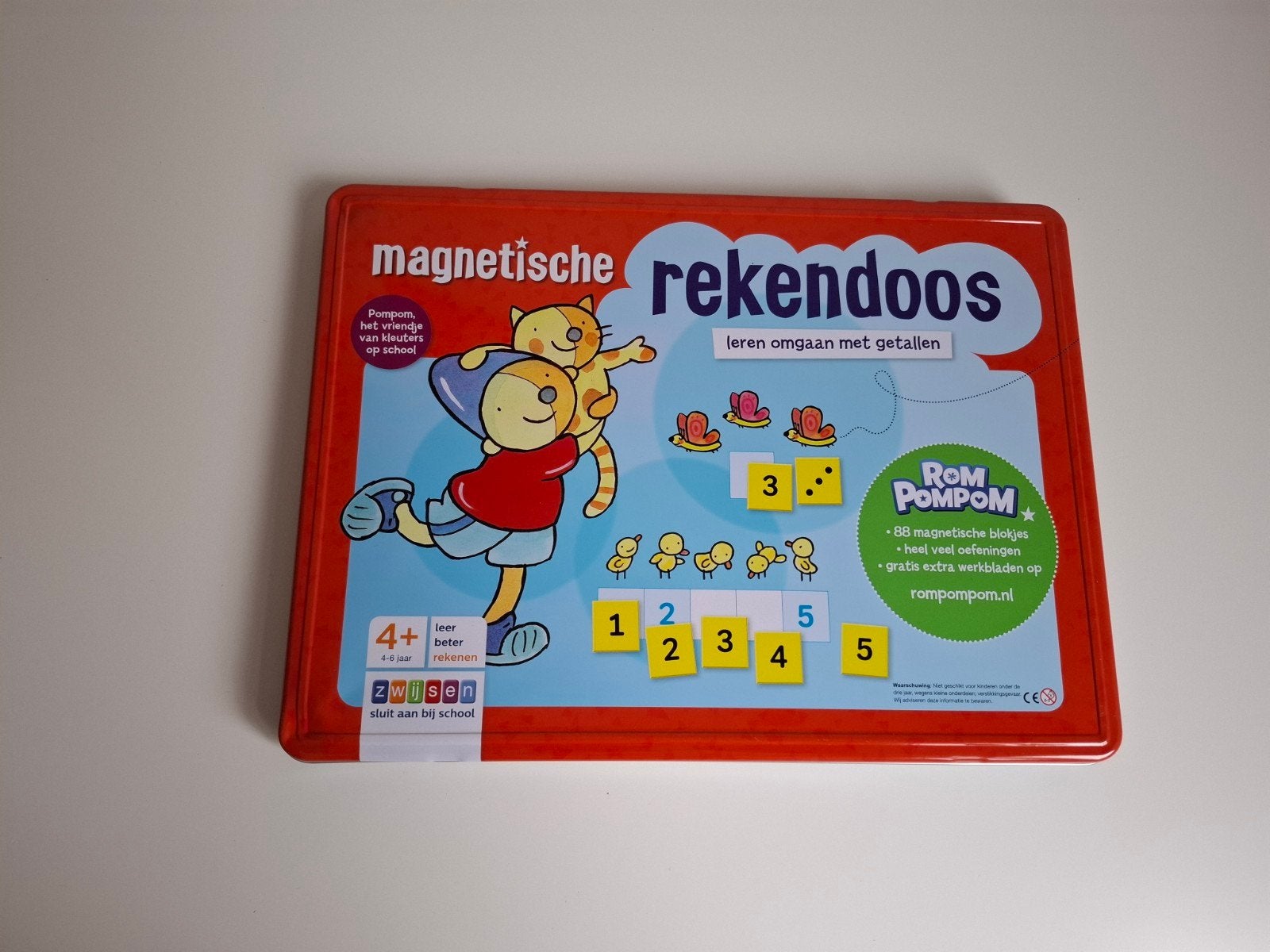 Rom Pom Pom Magnetische Rekendoos Leren omgaan met getallen, Ophalen of Verzenden, Gebruikt, Puzzelen