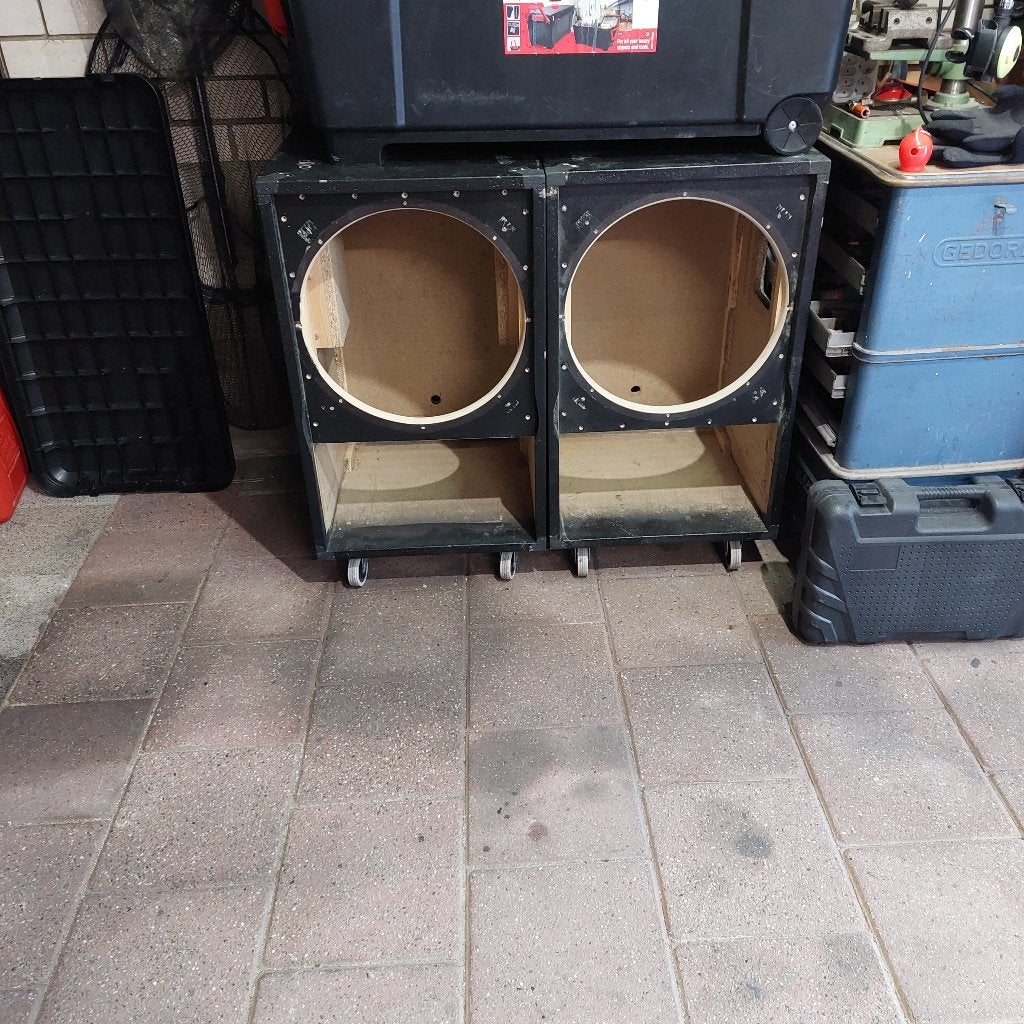 18 inch PA sub woofer kasten, Muziek en Instrumenten, Versterkers | Keyboard, Monitor en PA, Ophalen, Gebruikt, 1000 watt of meer
