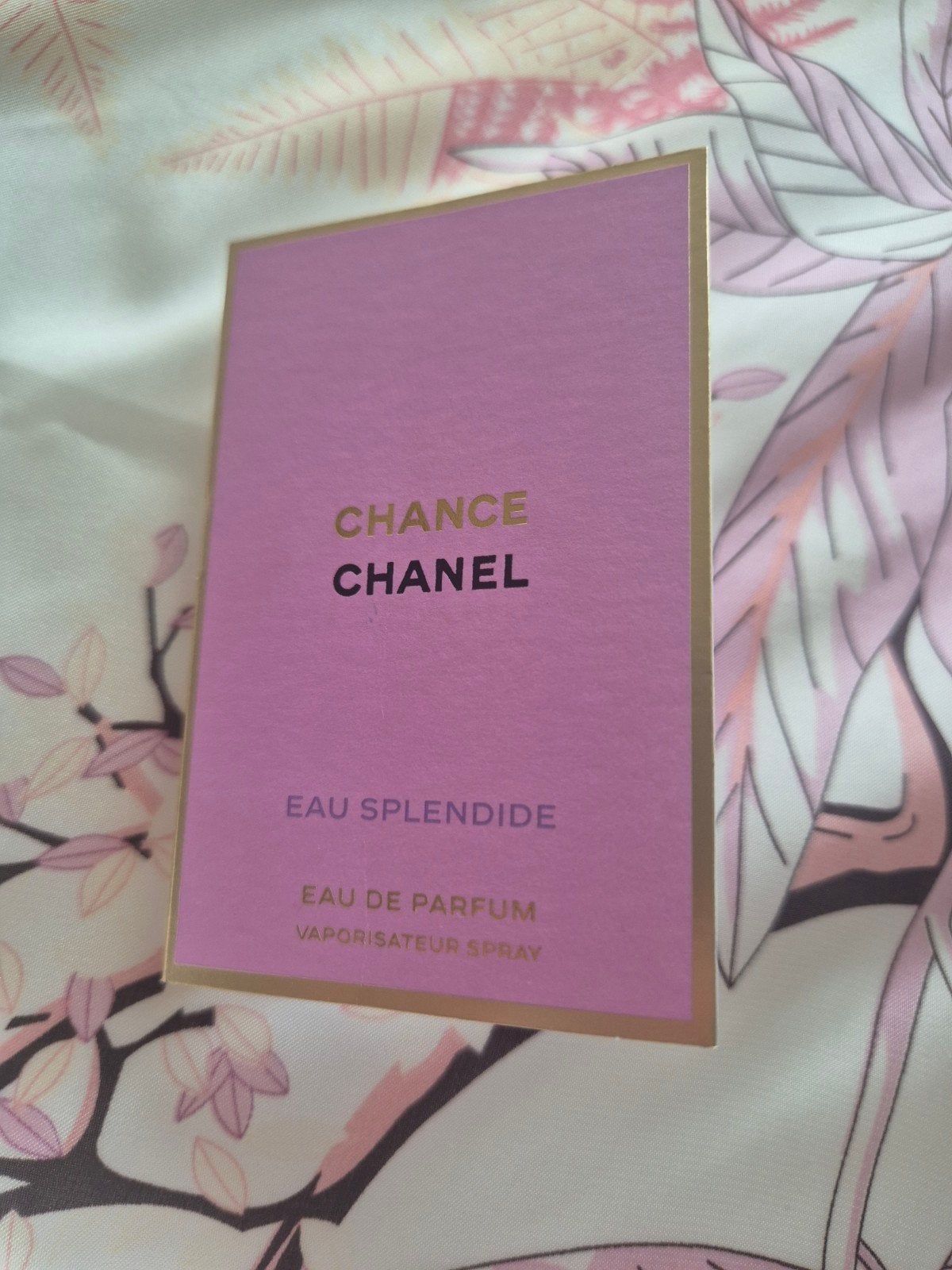 Chanel Chance Eau Splendide EdP Parfum sample proefje NIEUW, Ophalen of Verzenden, Nieuw