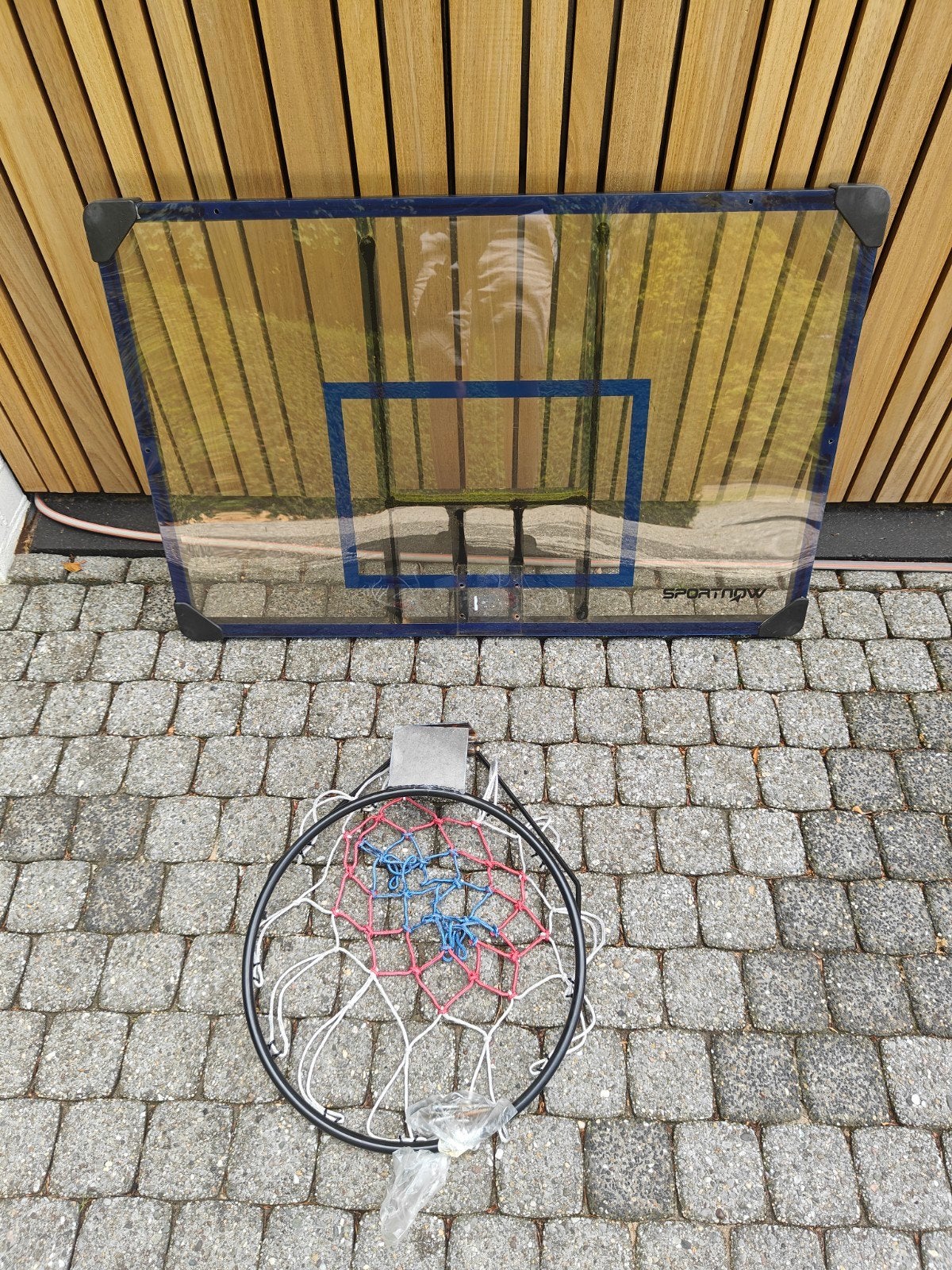 Basketbalbord en ring - SportNow, Sport en Fitness, Ophalen, Gebruikt, Ring, Bord of Paal