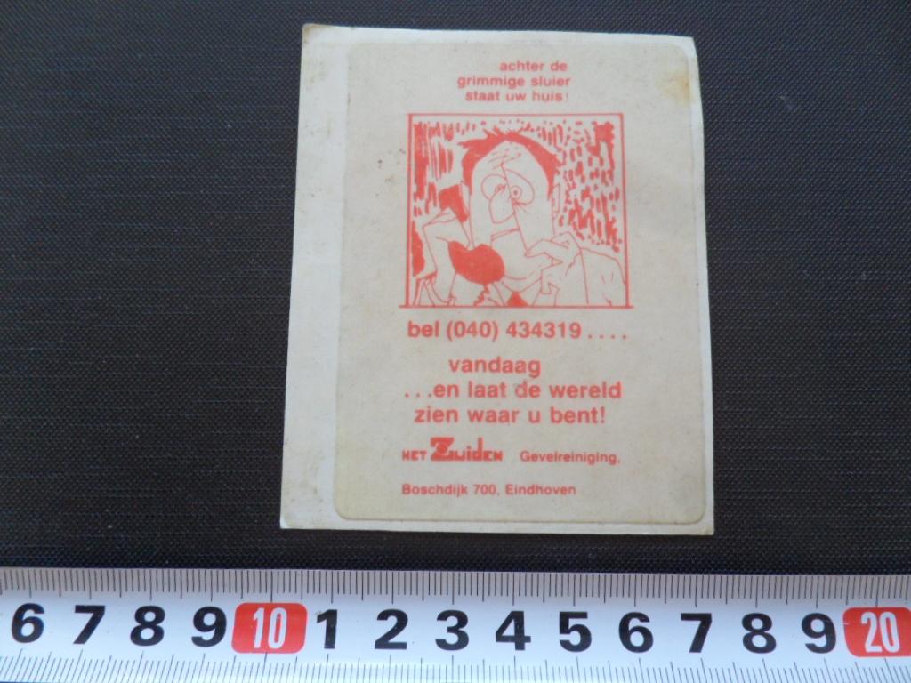 sticker EHV Het zuiden gevelreiniging strip Eindhoven, Ophalen, Zo goed als nieuw