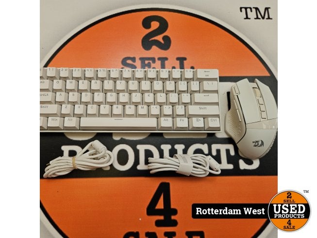 Reddragon K530W RGG Pro + M991W RGB Muis - Gaming Set, Computers en Software, Toetsenborden, 3com, Zo goed als nieuw, Support@3com.com