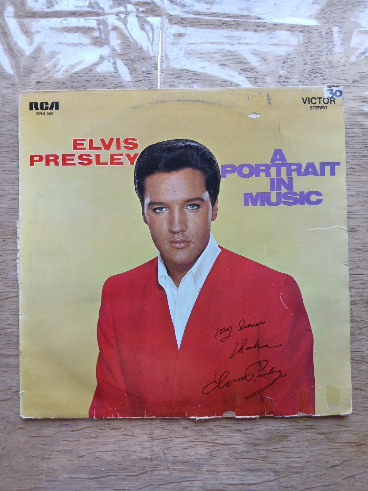 Elvis Presley - A Portrait In Music LP (SRS 558), Ophalen of Verzenden, Gebruikt, 12 inch