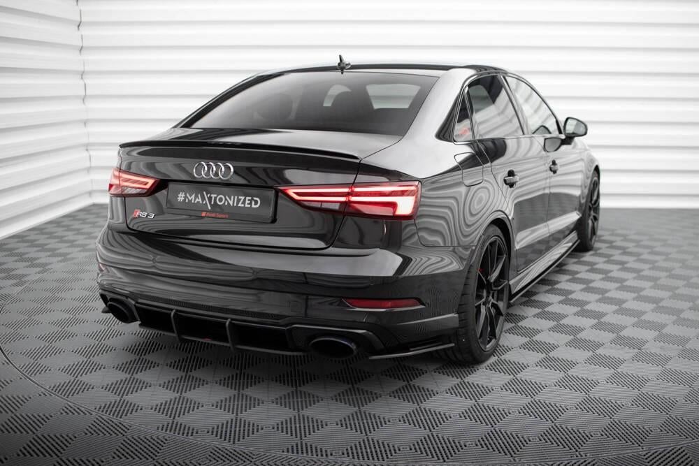 Race Voorlip sideskirt diffuser - Audi RS3 8V Sedan 17-20, Ophalen of Verzenden