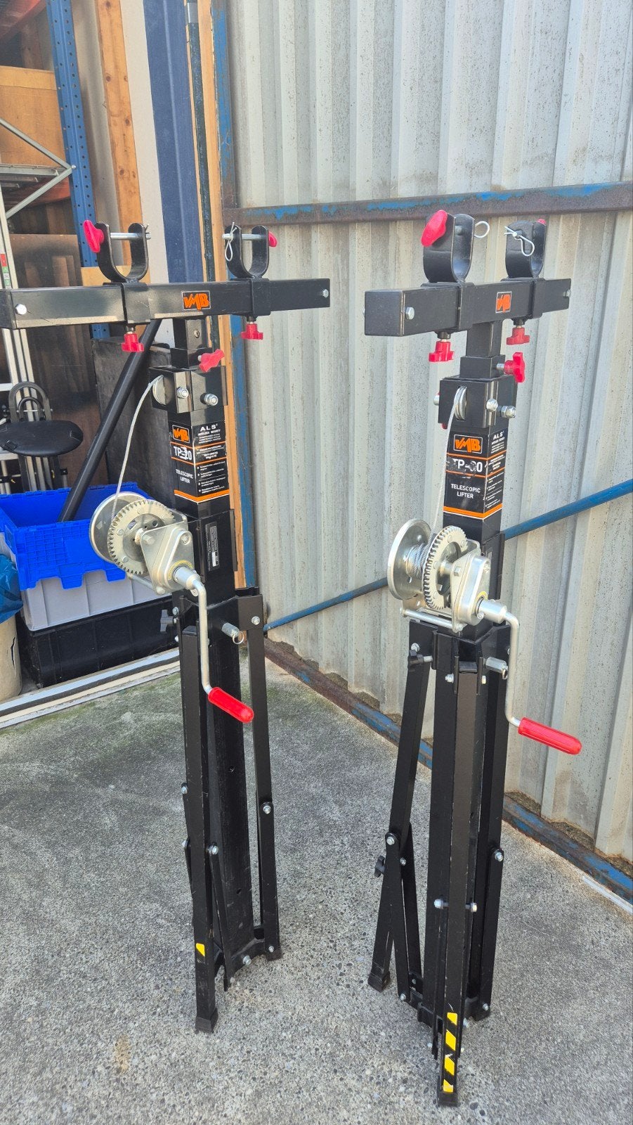 2x VMB TP-20 Wind-up Statieven, Ophalen, Zo goed als nieuw, Overige typen