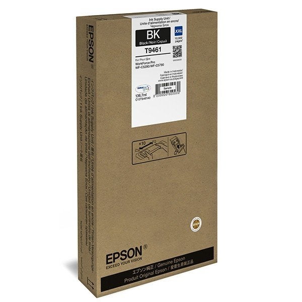 Epson T9461 zwart inkt (of T9451), Ophalen of Verzenden, Nieuw, Cartridge, Epson