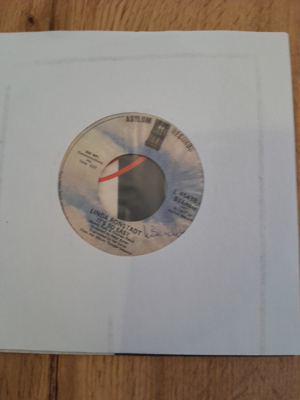 linda ronstadt 7inch it,s so easy, Ophalen of Verzenden, Zo goed als nieuw, Pop