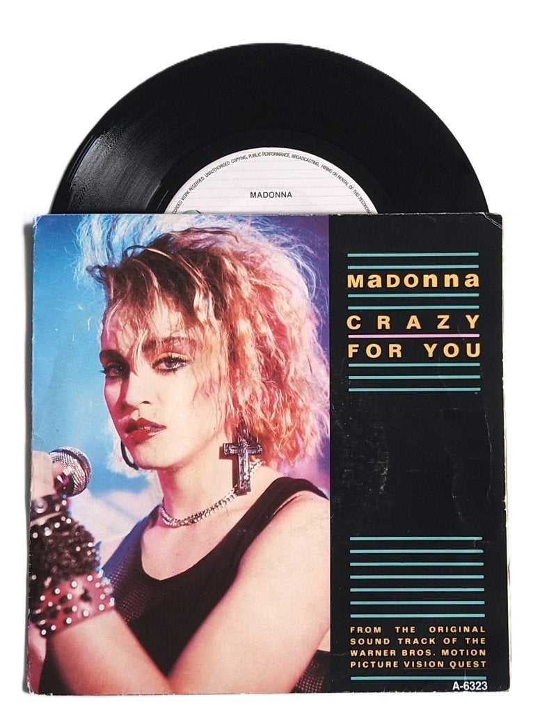 Madonna - Crazy for you, Verzenden, Zo goed als nieuw, 7 inch, Pop