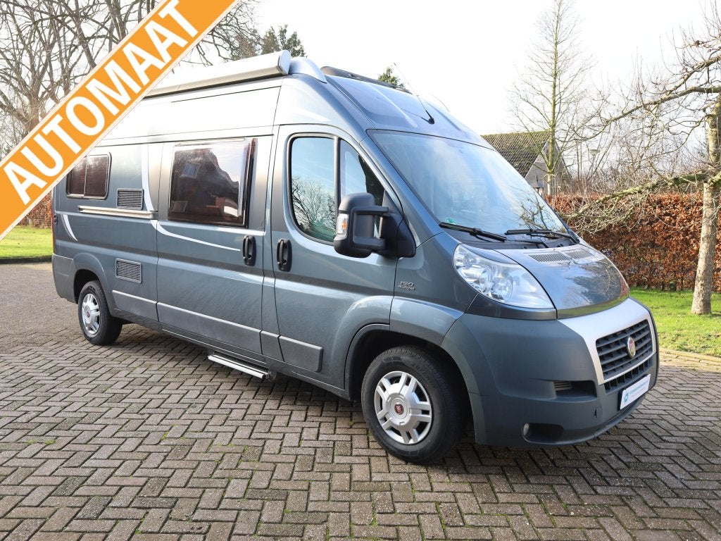 Pössl 2win 150pk AUTOMAAT, Caravans en Kamperen, Campers, Buscamper of Camperbus, Ringverwarming, Fiat, Koelkast