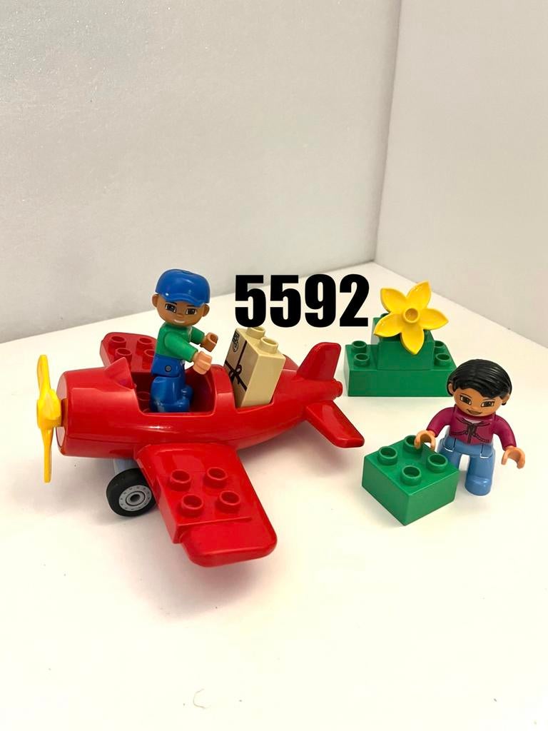 Lego DUPLO 5592 - Mijn Eerste Vliegtuig, Kinderen en Baby's, Speelgoed | Duplo en Lego, Ophalen of Verzenden, Gebruikt, Duplo
