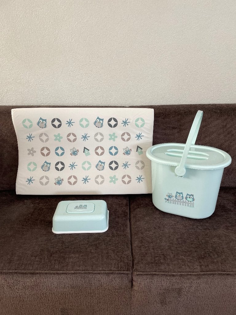 Baby verzorgingset, Ophalen, Zo goed als nieuw, Aankleedkussen, Bébé-jou
