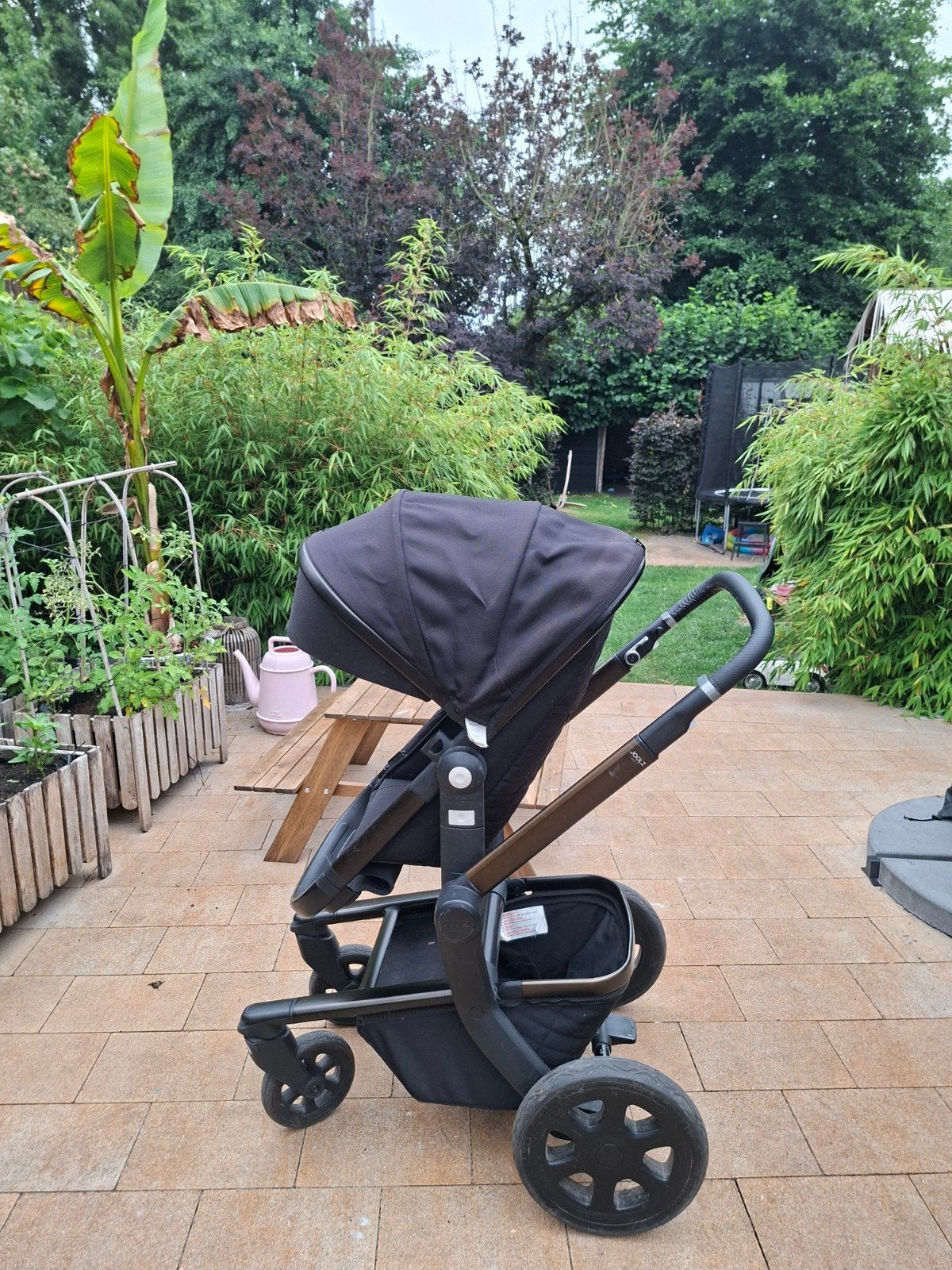 Joolz Day 3 Nero kinderwagen met reiswieg, Kinderen en Baby's, Kinderwagens en Combinaties, Gebruikt, Combiwagen, Met reiswieg