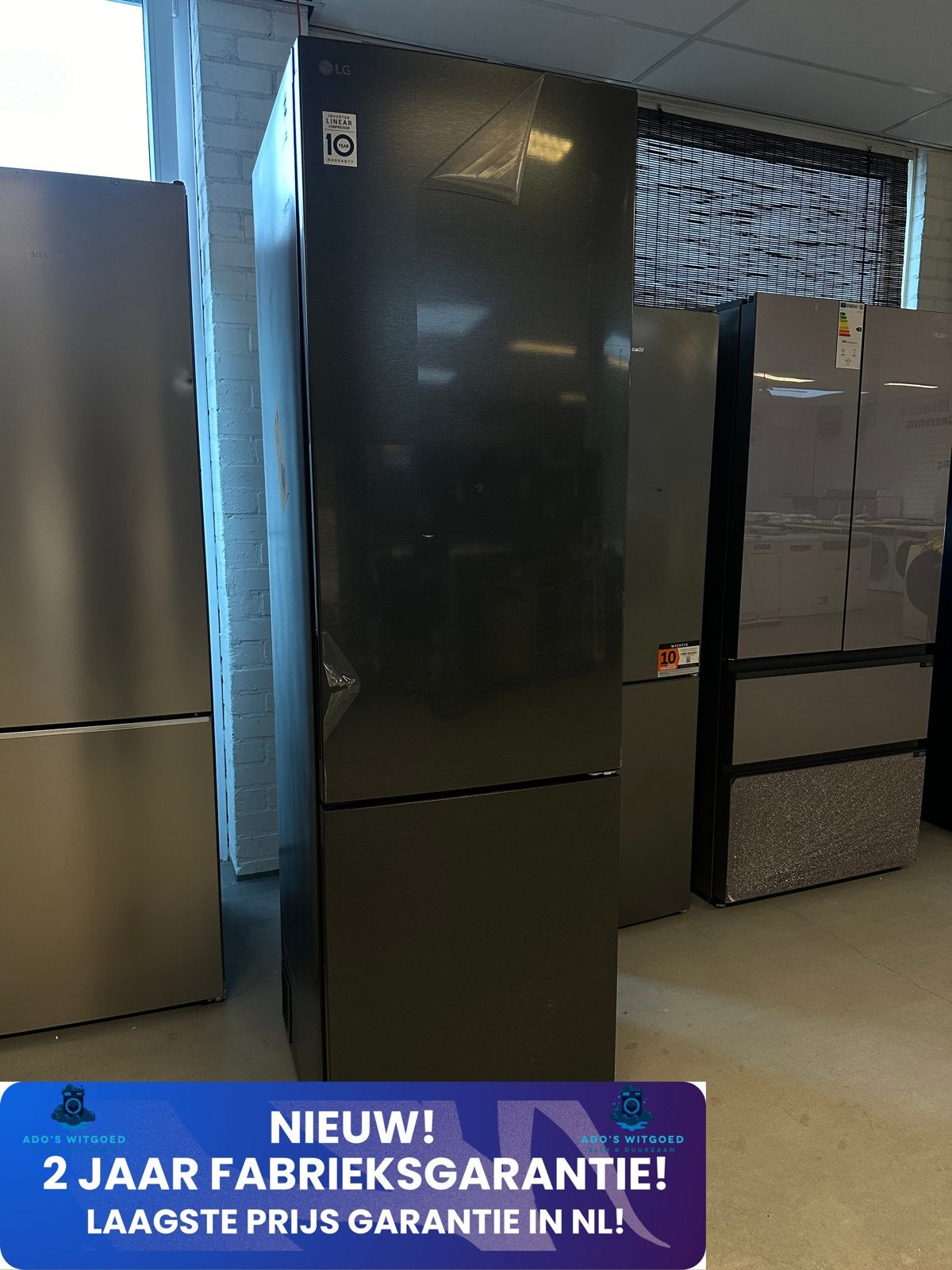 LG 203CM Total No Frost koelvriescombinatie DoorCooling+, 200 liter of meer, Nieuw, LG, Info@adoswitgoed.nl