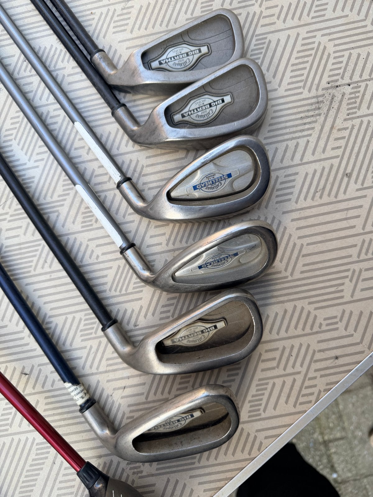 Callaway Big Bertha x Steelhead Golfclubset - Gebruikt, Ophalen of Verzenden, Gebruikt, Set, Callaway