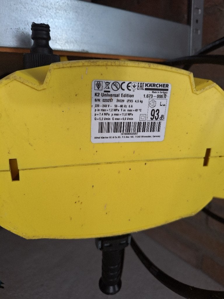 Karcher hoge druk spuit compleet, Ophalen of Verzenden, Zo goed als nieuw, Elektrisch, Kärcher