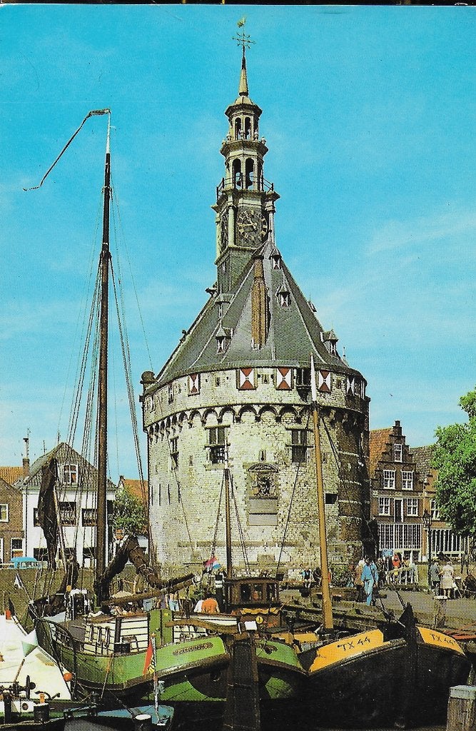 Hoorn hoofdtoren ongelopen ansichtkaart ( 60 ), Ophalen of Verzenden, 1980 tot heden, Ongelopen, Noord-Holland