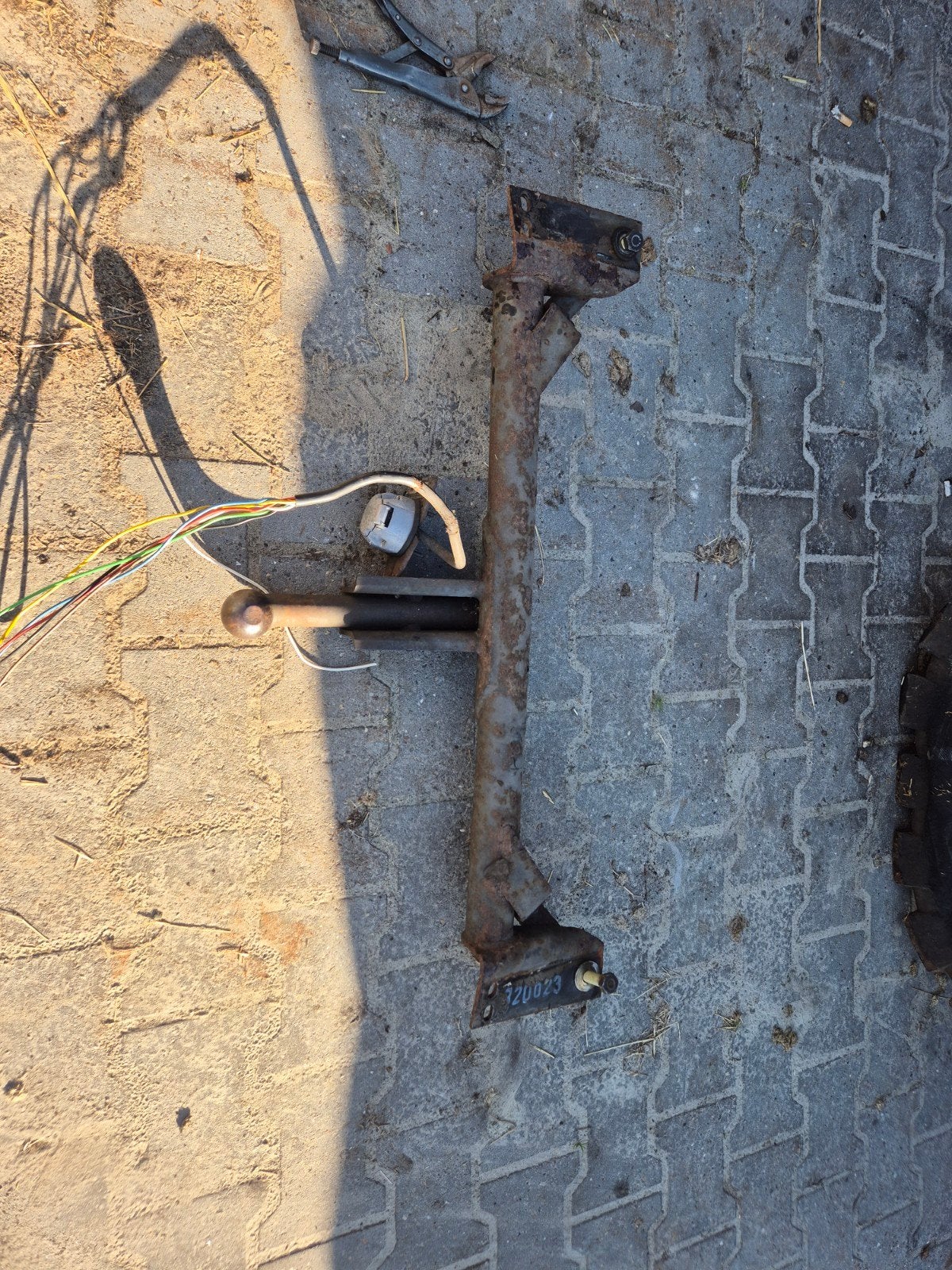 trekhaak volvo 240/244/245, Ophalen