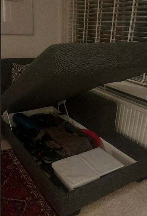 2x chaise lounge storage banken van ikea, Ophalen, Zo goed als nieuw, Eenpersoons