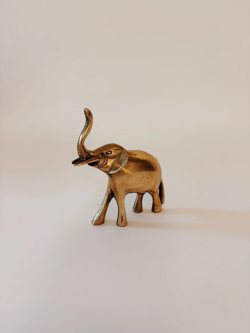 2X VINTAGE MESSING OLIFANT, Antiek en Kunst, Ophalen of Verzenden