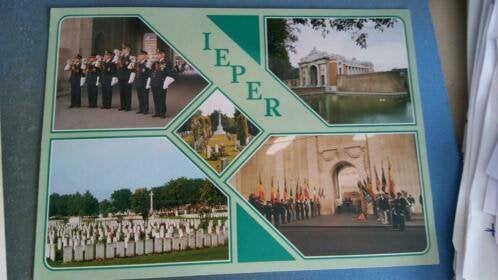 kaart ieper belgie, Verzamelen, Ophalen of Verzenden, 1980 tot heden, Ongelopen, West-Vlaanderen