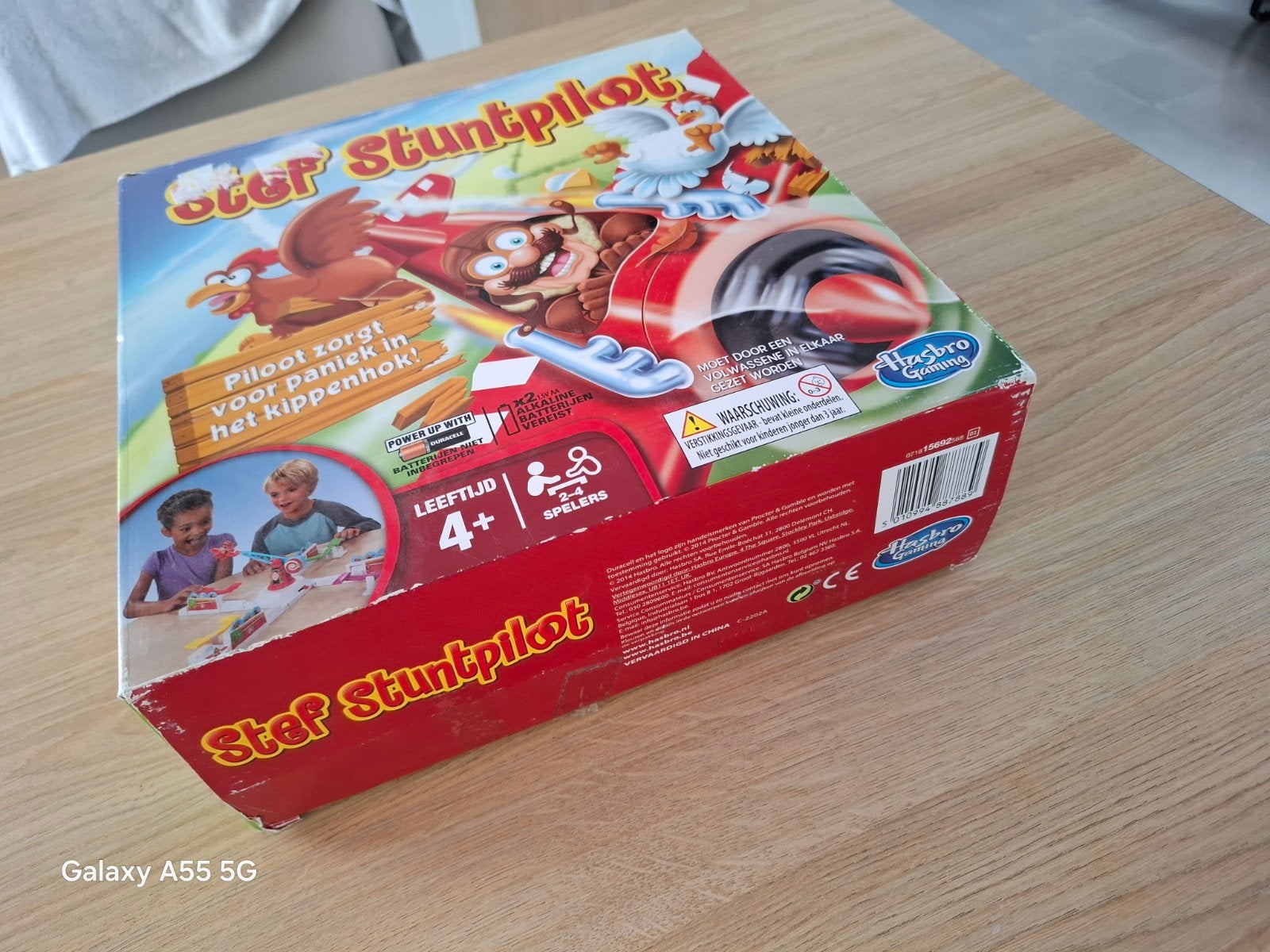 Stef Stuntpiloot - Leuk familiespel van Hasbro Gaming, Jongen of Meisje, 1027 LS Amsterdam, Nederland, Ophalen of Verzenden, Zo goed als nieuw