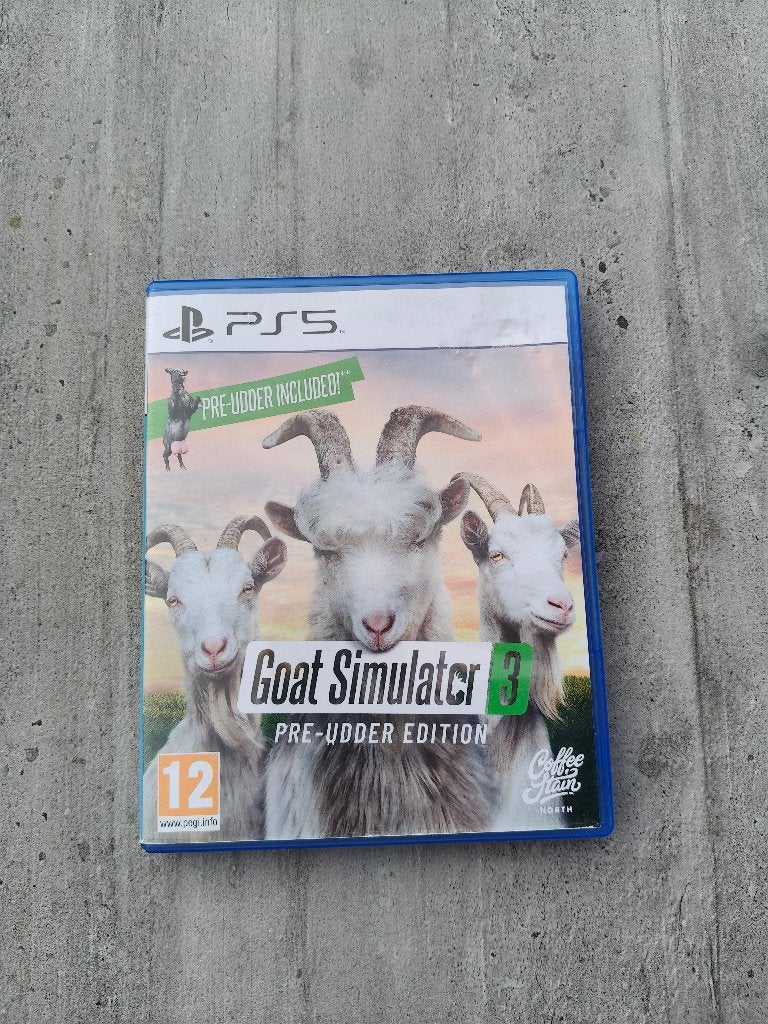PS5 spel Goat Simulator 3 pre-udder edition - als nieuw, 1 speler, Ophalen of Verzenden, Zo goed als nieuw, Eén computer