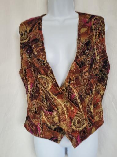 Prachtig jaren '70 hesje mt M/L, Maat 38/40 (M), Carnaval, ., Ophalen of Verzenden