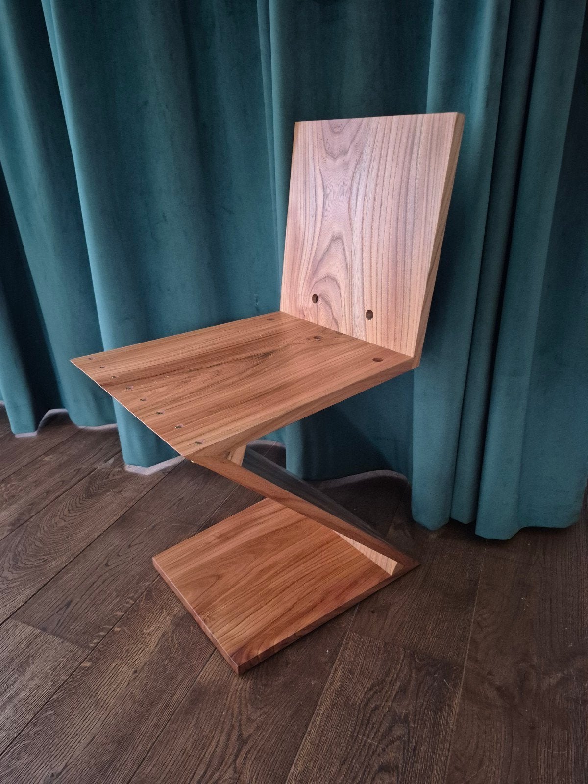 zig zag stoel Rietveld, Replica, Ophalen, Overige kleuren, De Stijl, Zo goed als nieuw