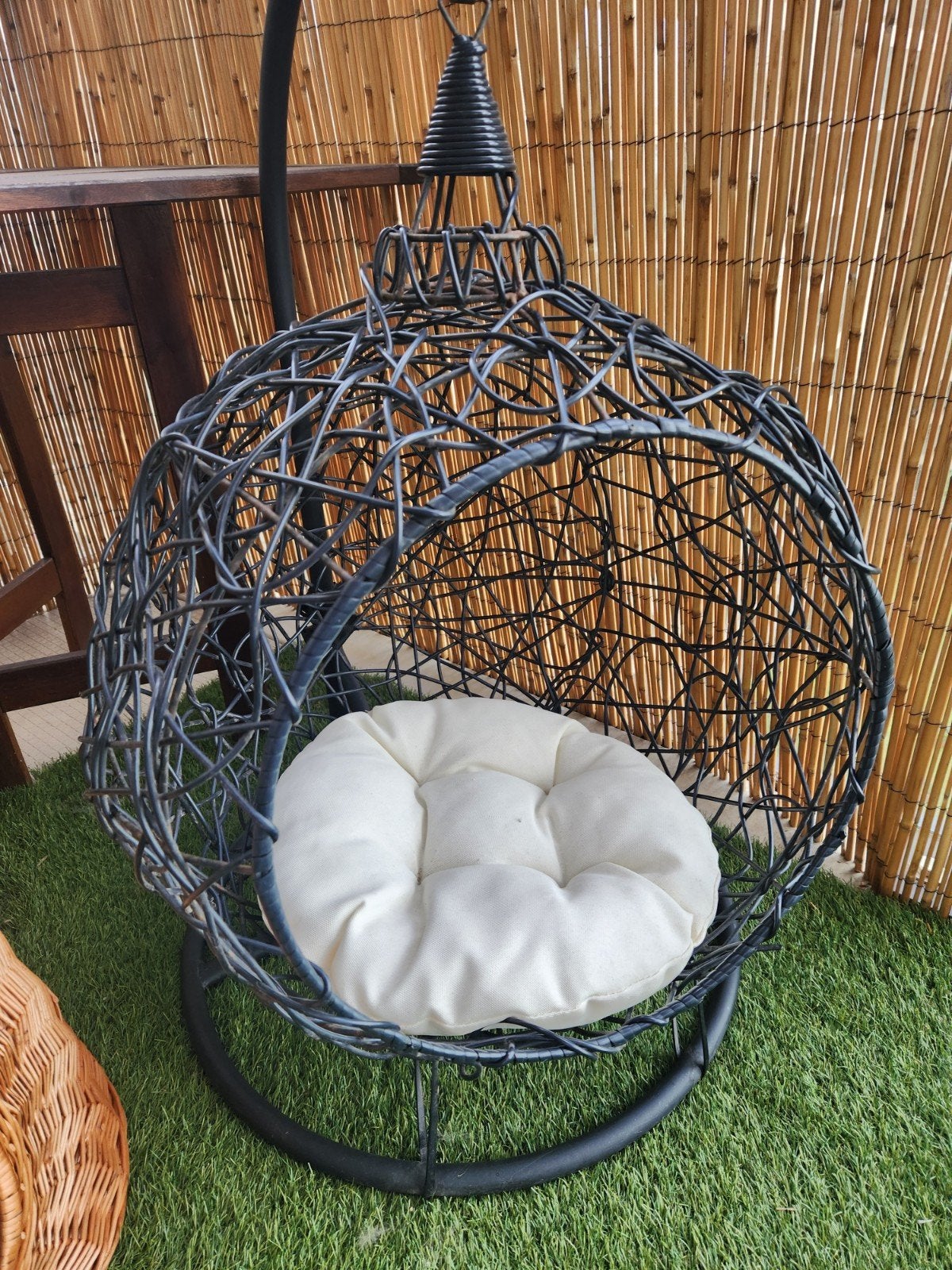 Katten hangstoel, Ophalen, Gebruikt